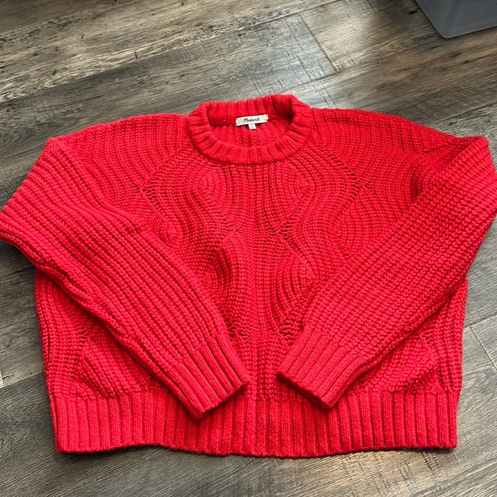Women’s cozy chunky sweater by Madewell, size M